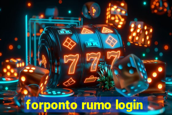 forponto rumo login